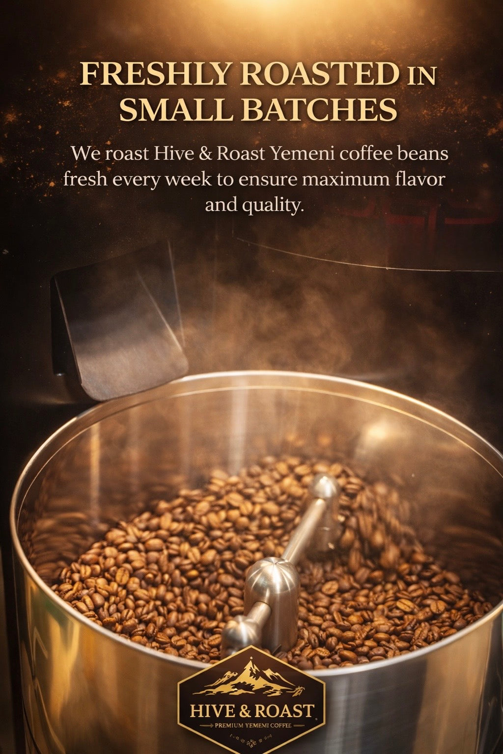 Hive & Roast Premium Yemeni Coffee – Ground -12 oz